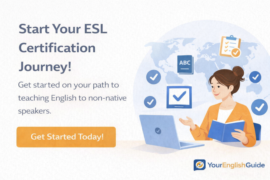 Choose the right ESL certification for teaching English